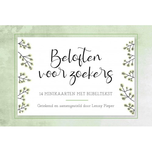 Kaartenset 'Beloften voor zoekers', Lenny Pieper